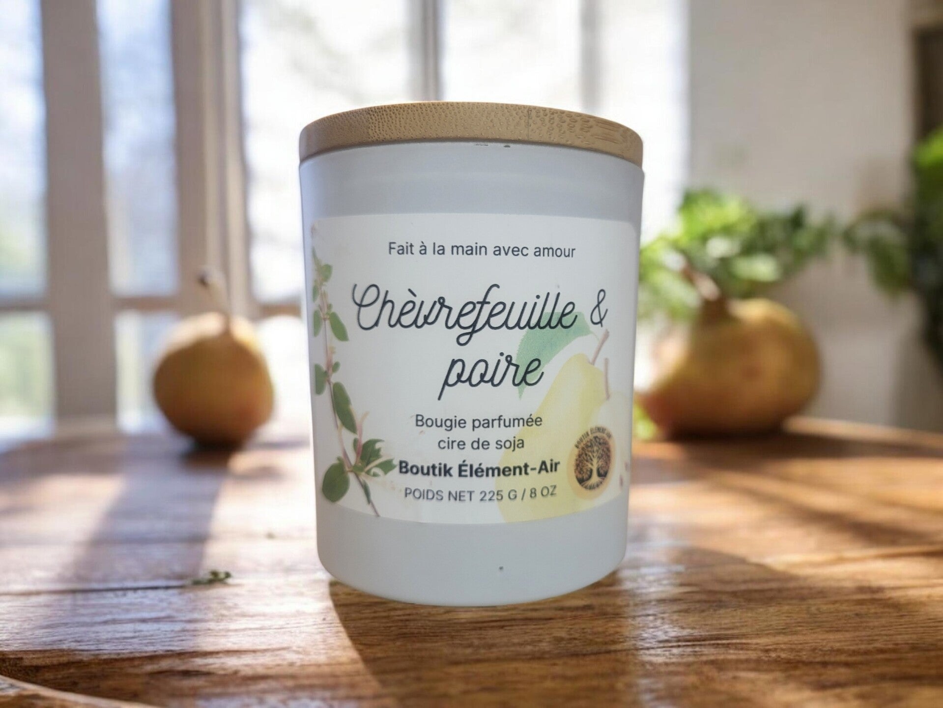 Chèvrefeuille et poire