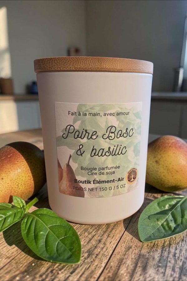 Poire bosc & basilic