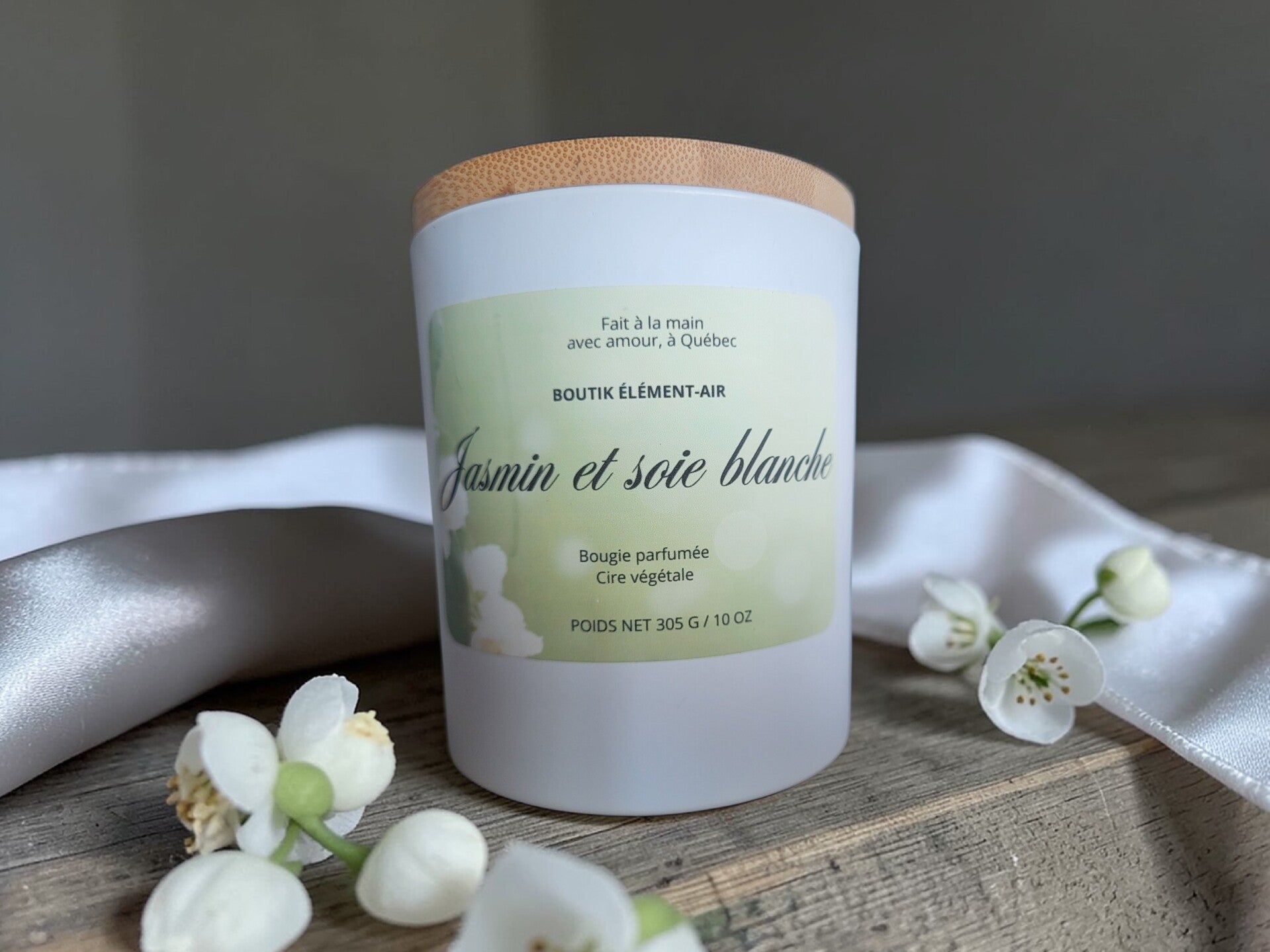 Jasmin et soie blanche