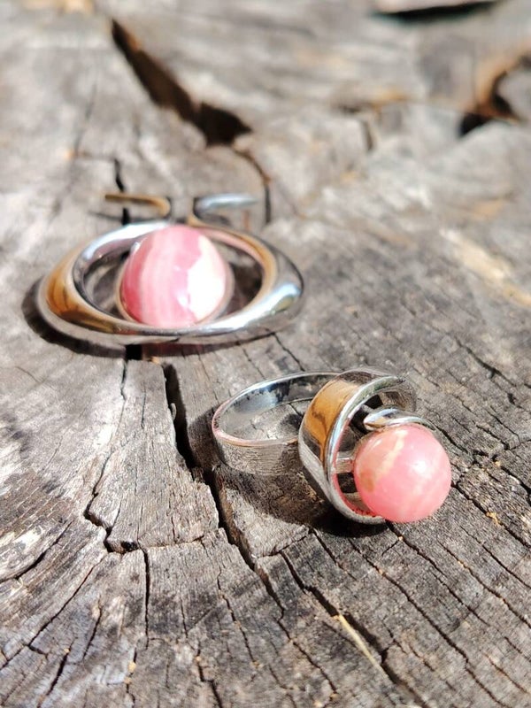 Ring mit Rhodochrosit