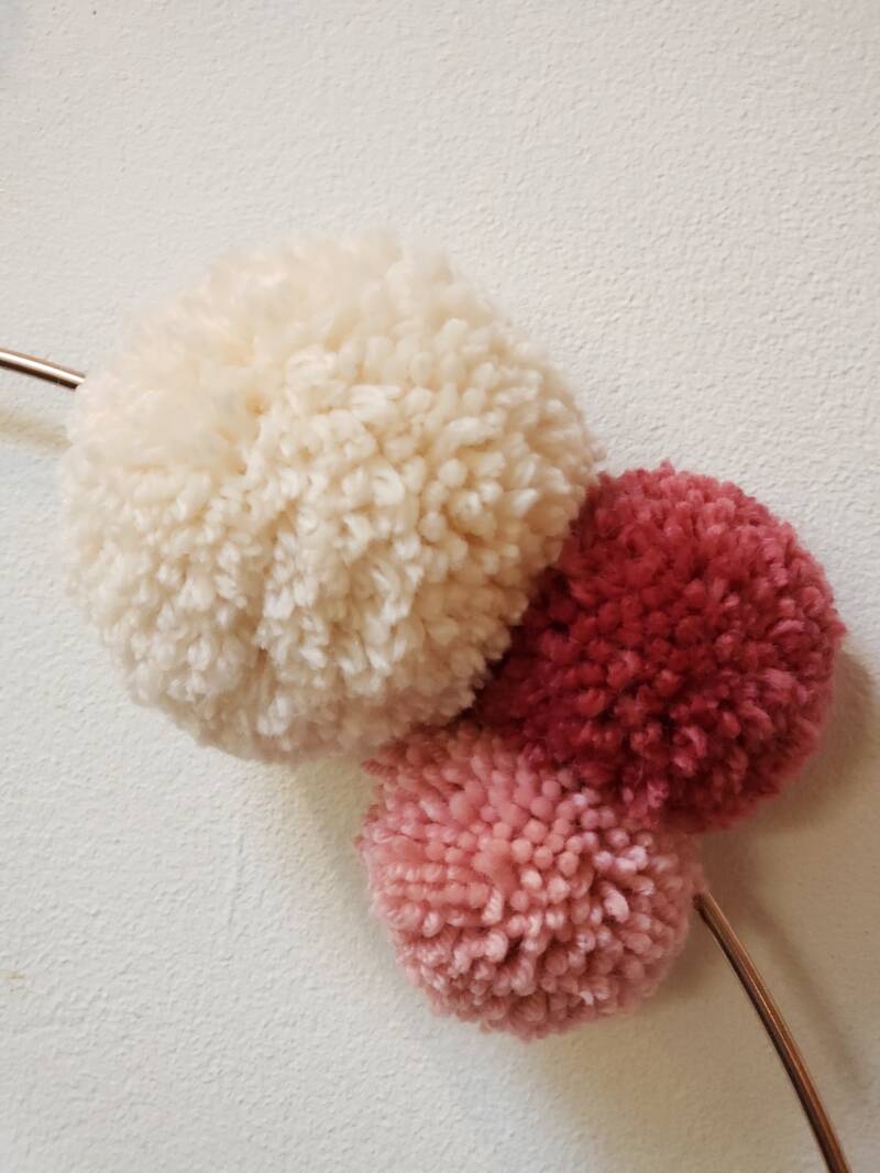 Pomponnetjes oud roze Inemineke