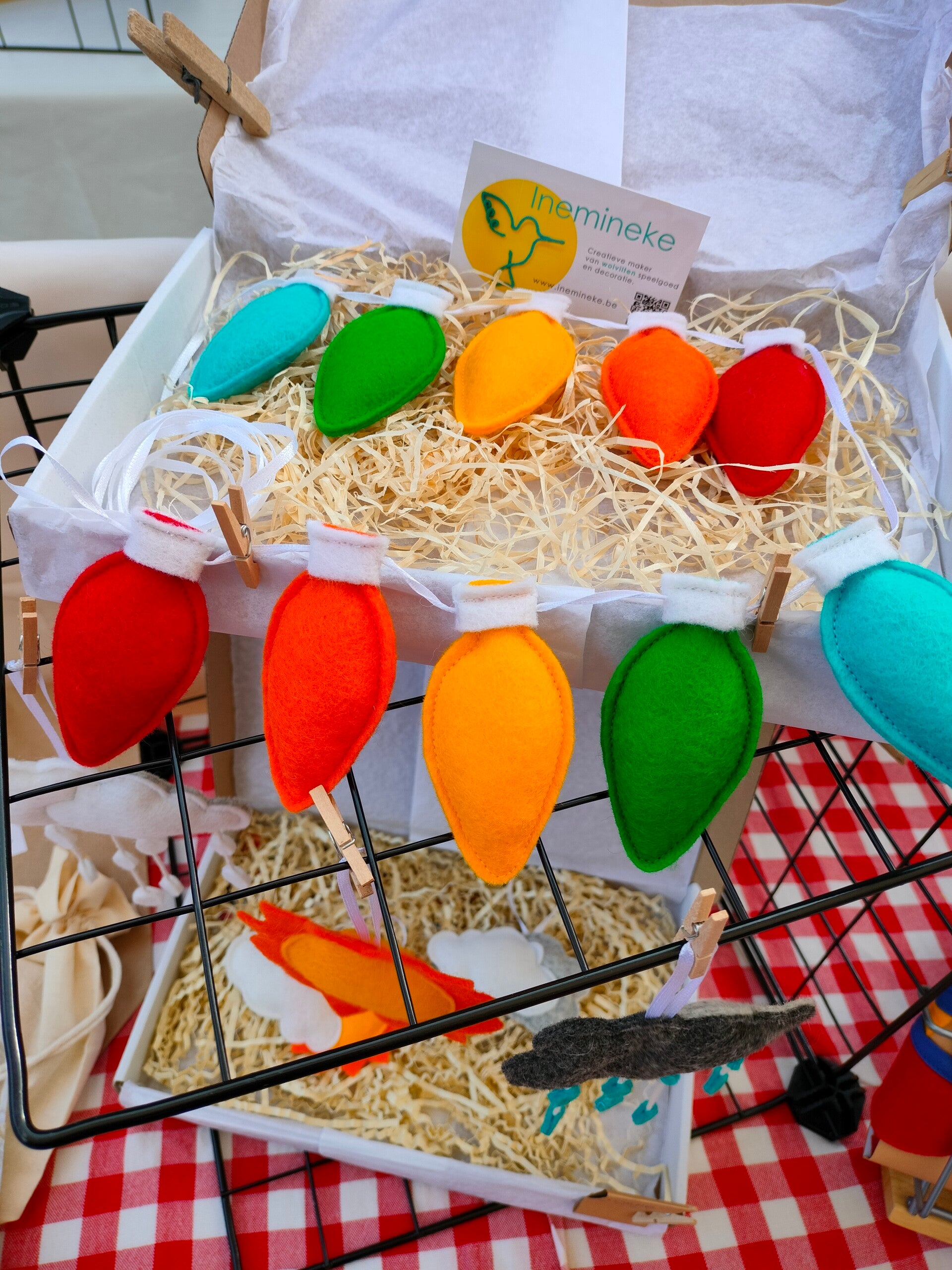 Retro lampjes slinger