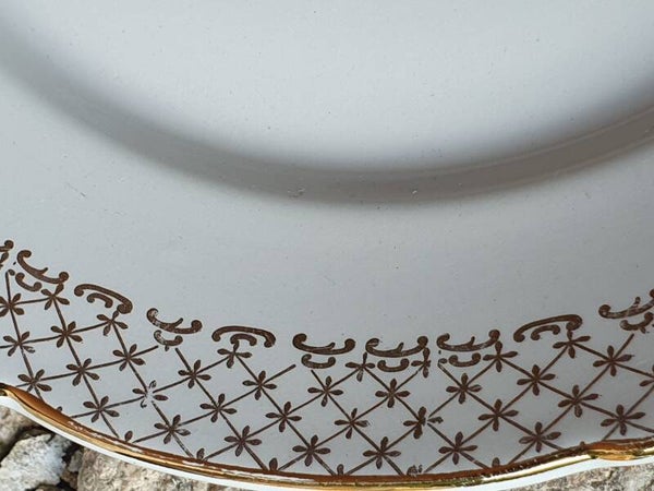 Bord Limoges porselein - Assiette porcelain Limoges
