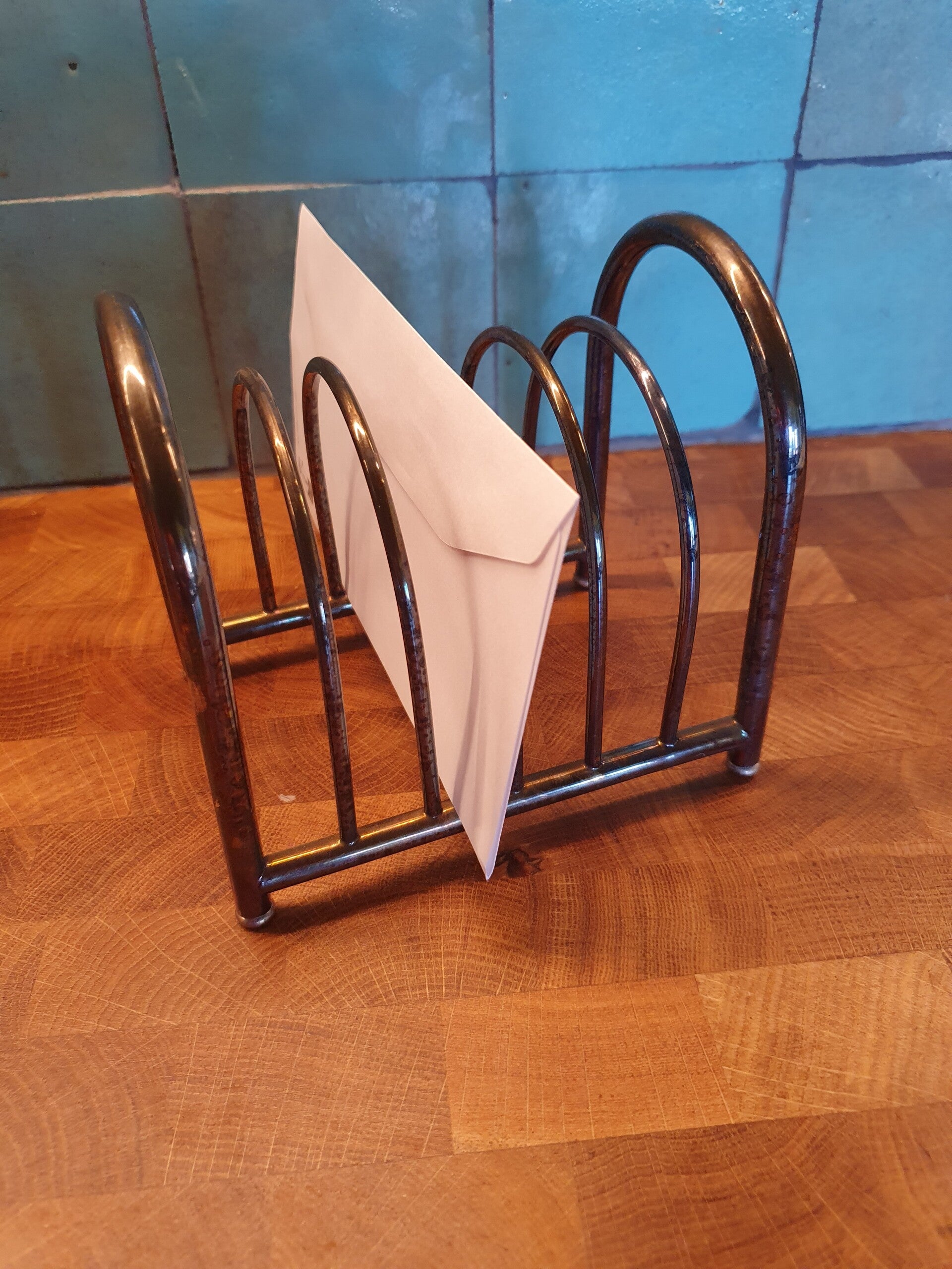 Vintage toast- of brievven rekje