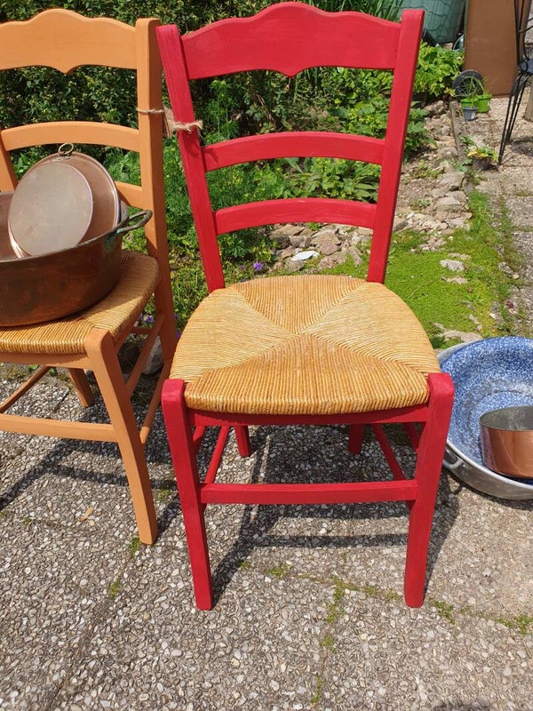 Eetkamerstoel landelijk - Chaise de salle à manger rurale