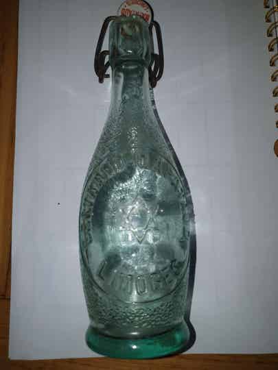 Antieke fles Bertrand Mapataud Limoges