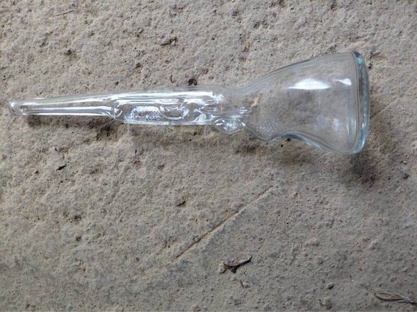Fles in de vorm van een geweer