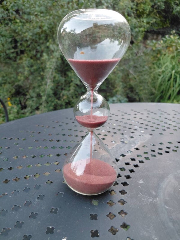 Zandloper glas