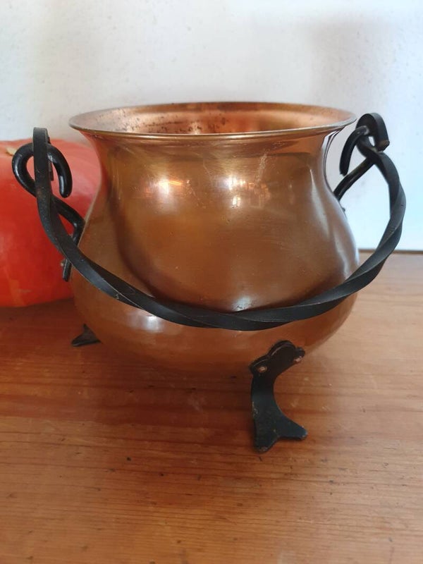 Koperen heksenpot