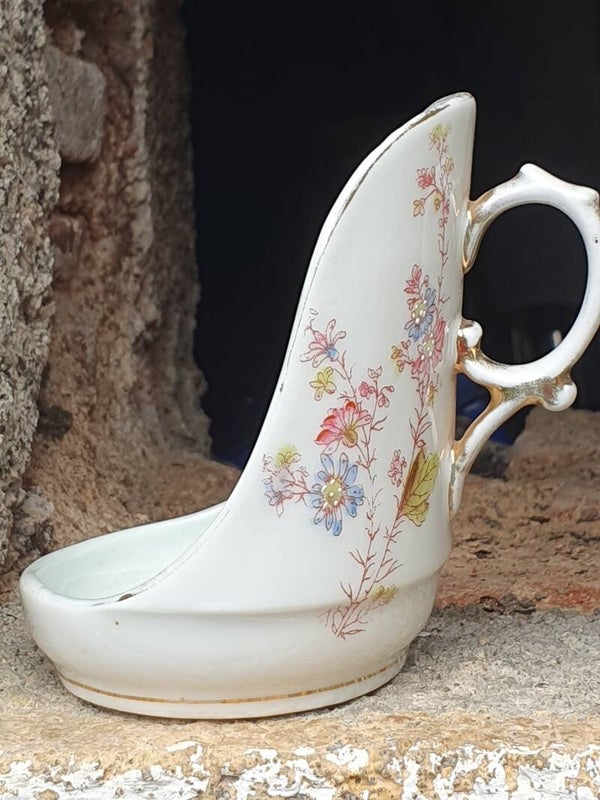 Antieke porseleinen houder - Trembleuse, sous-tasse