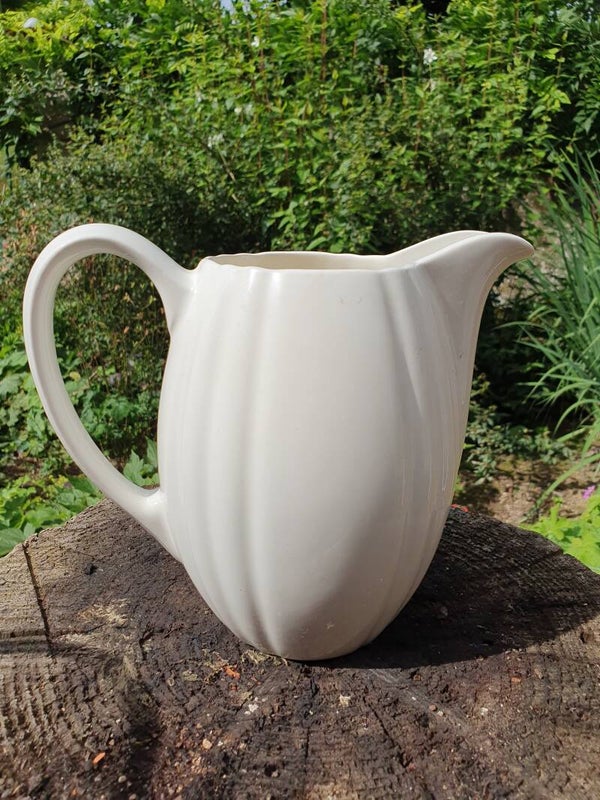 Vintage kan wit aardewerk