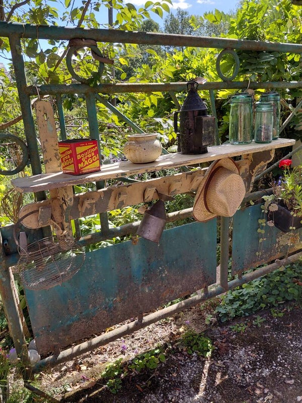 Brocante kapstok of regaal