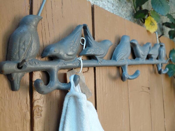 Kapstok met vogels