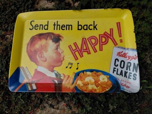 Vintage Kelloggs dienblad