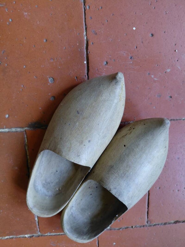 Antieke kinder klompjes