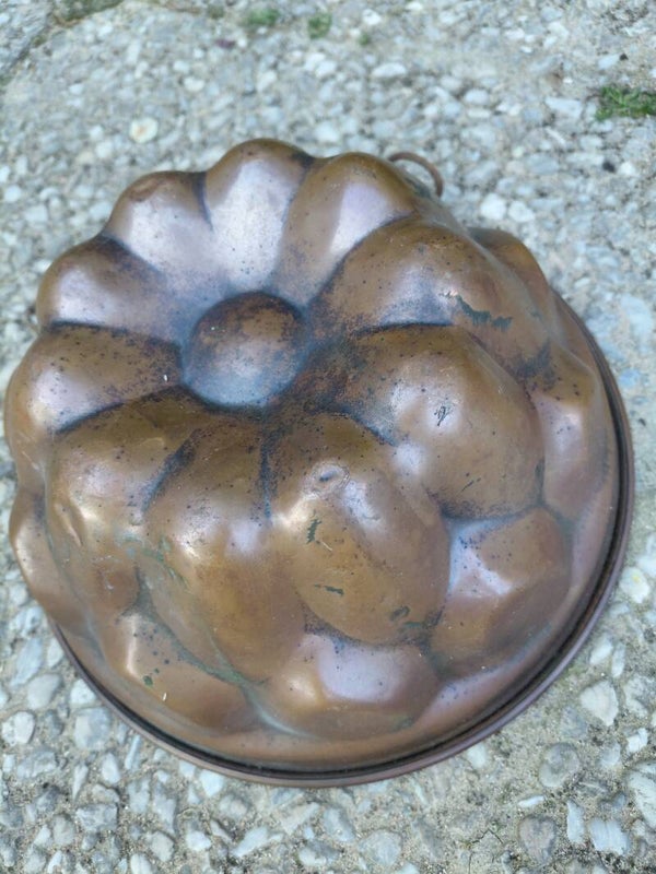 Koperen bakvorm bloem