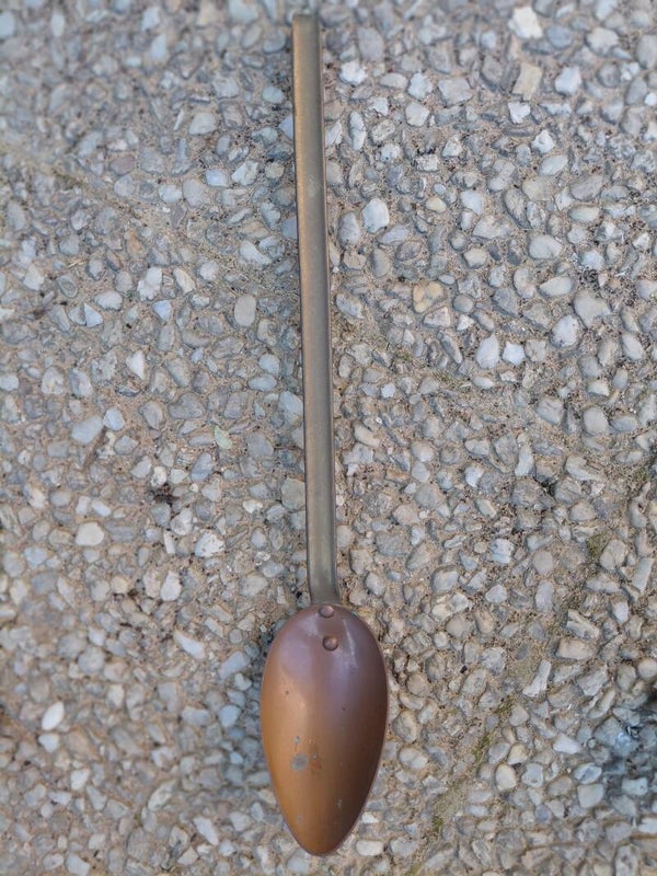 Koperen sauslepel