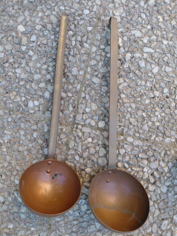 Koperen soeplepel