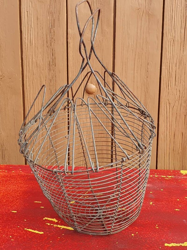 Vintage fil de fer sla- of eiermand