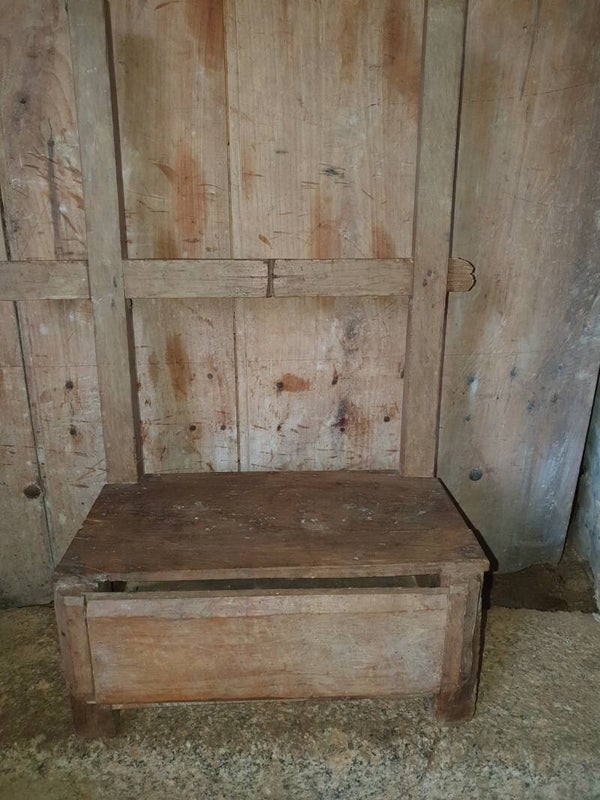 Antiek kastje marskramer - Armoire de colporteur antique