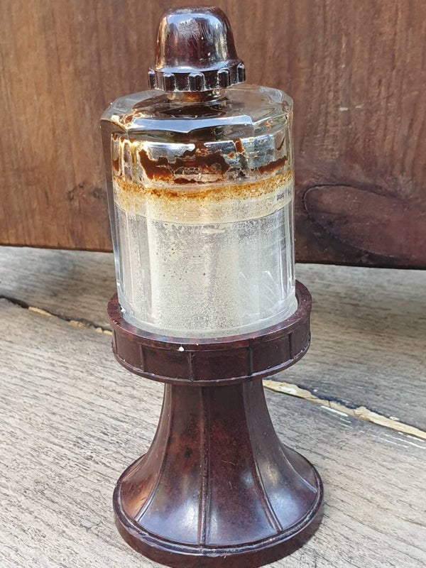 Antieke mosterd dispenser Argit