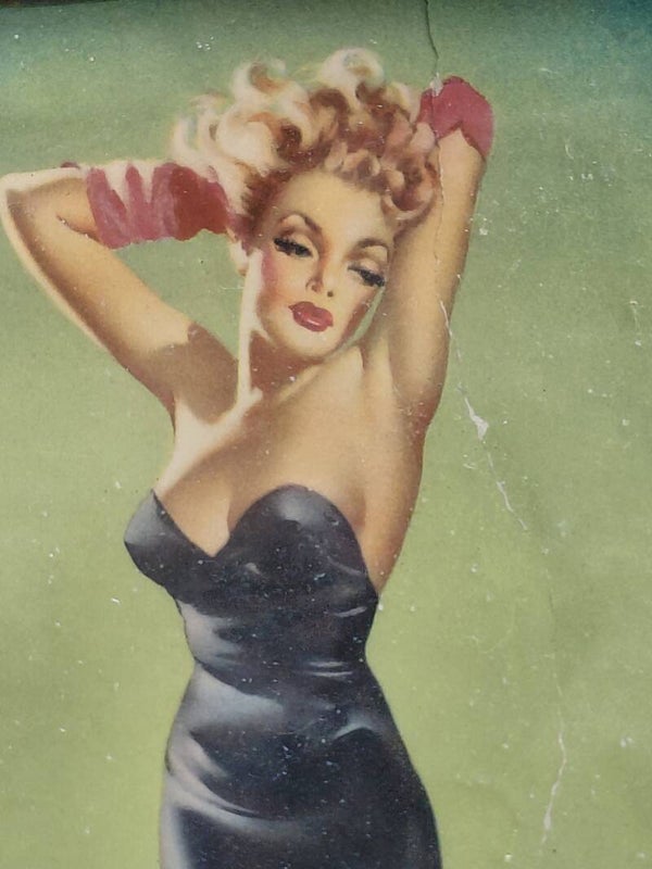 Vintage pin-up Edward DAcona