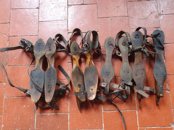 Nostalgische schaatsen