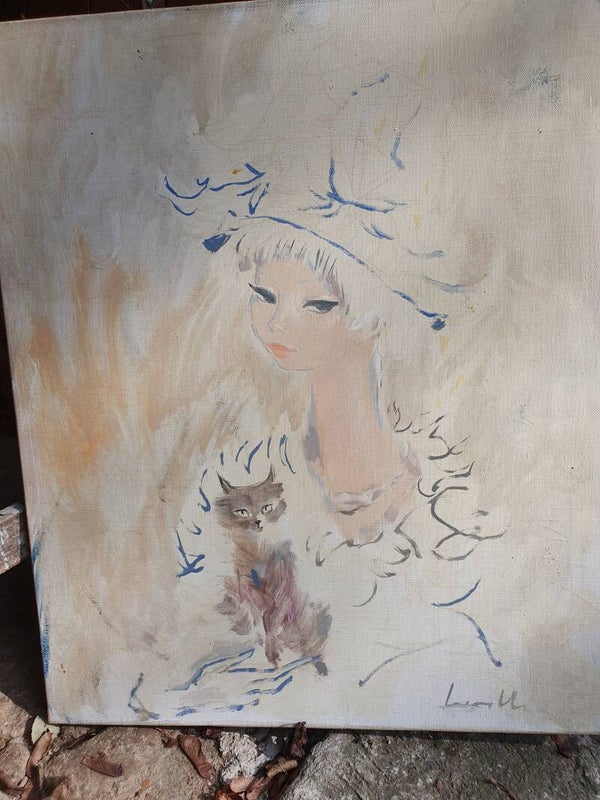 Schilderij Un chaton de Paris