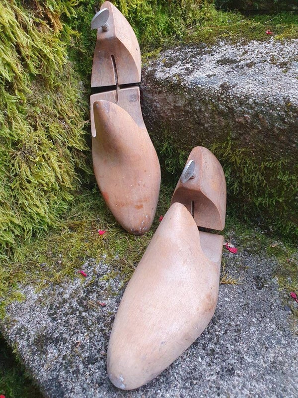 Antieke houten schoenenmal - Embauchoir