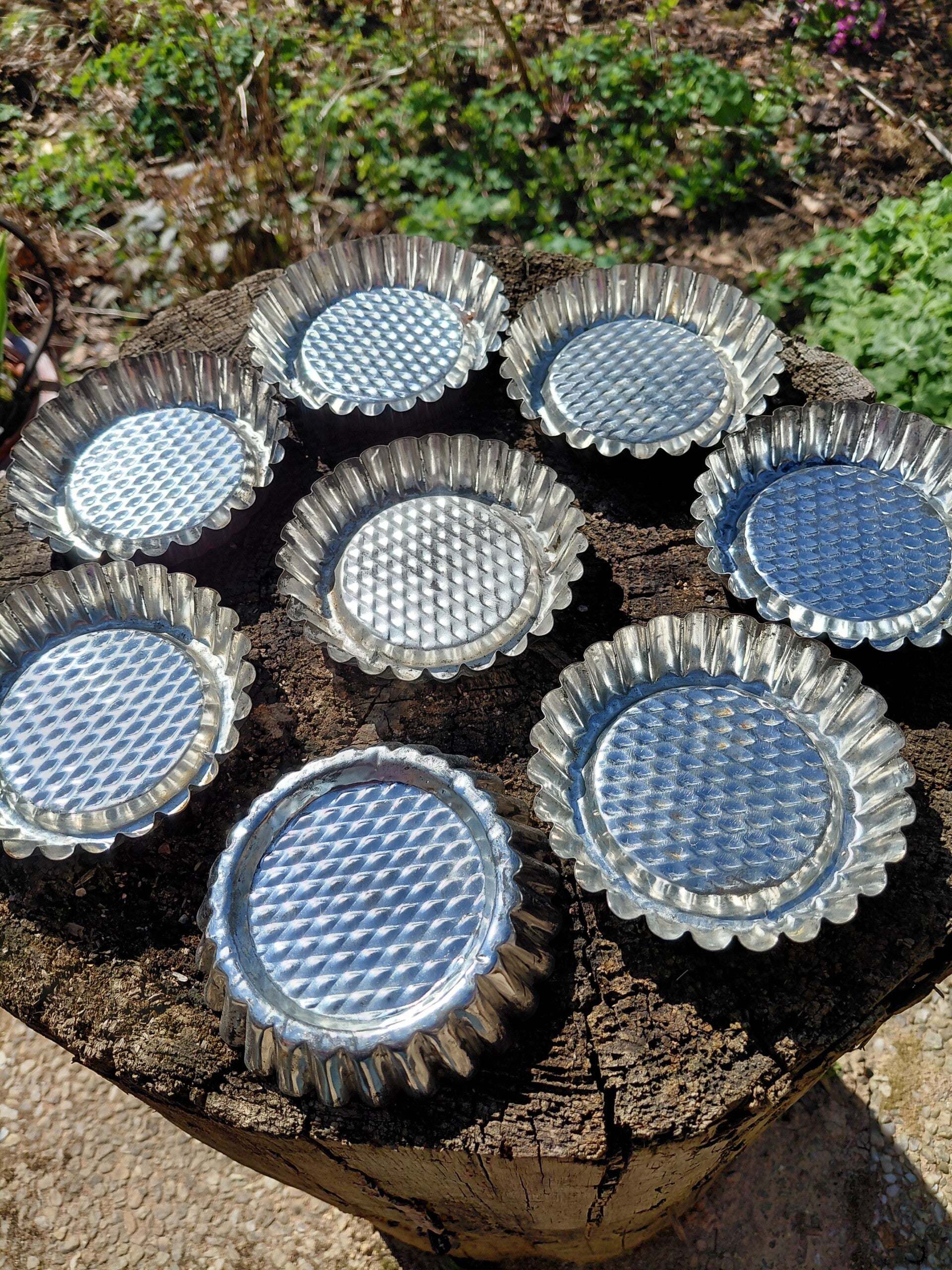 Metalen taartvormpje