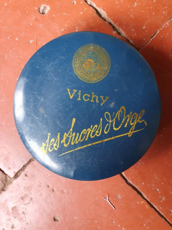 Frans blikje Vichy - Boîte francais Vichy