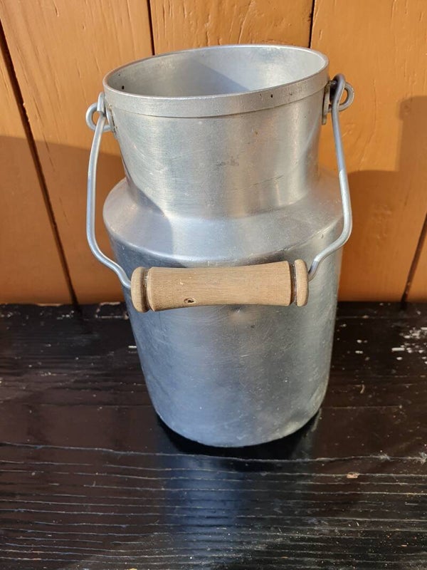 Melkbus zonder  deksel, aluminium - Pot à lait sans couvercle, aluminium
