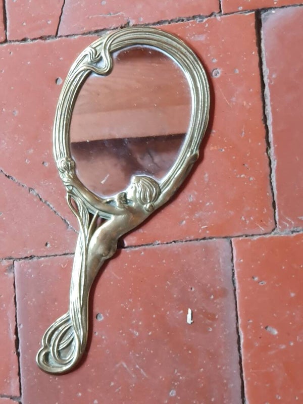 Handspiegel Art Noveau - Miroir à main Art Nouveau