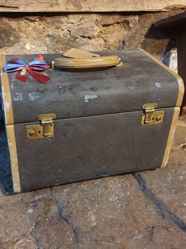 1970 vintage Lancel Luxe beauty case -  1970 Luxury Lancel étui de train vintage