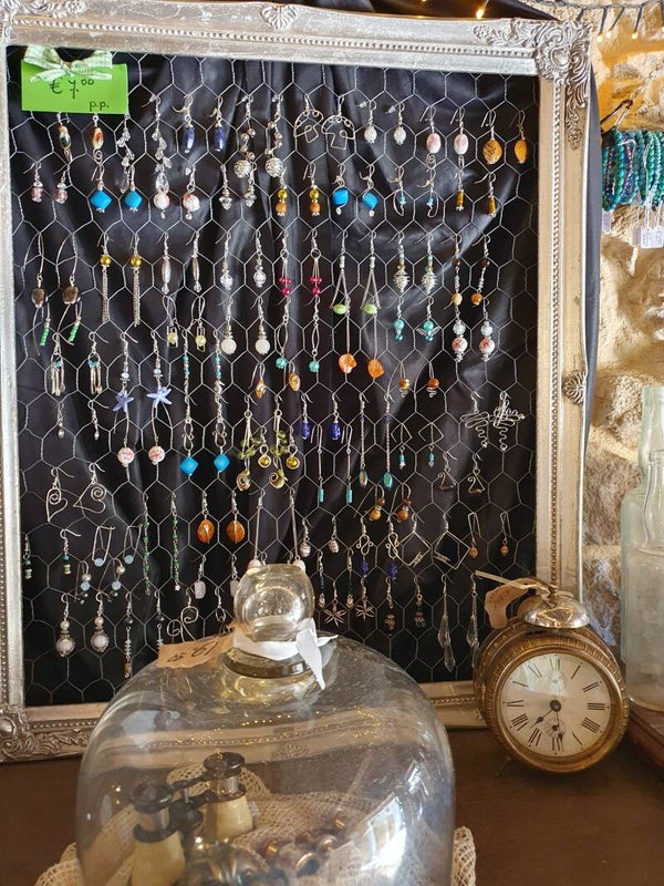 Oorbellen handgemaakt - Boucles d'oreilles faites à la main