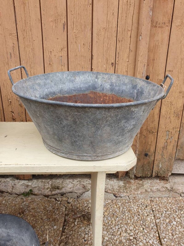 Zinken bak - Seau en zinc