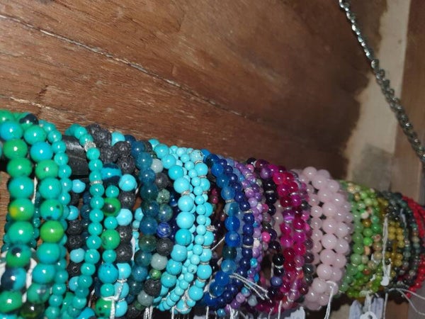 Armbanden halfedelsteen - Bracelets en pierres semi-précieuses