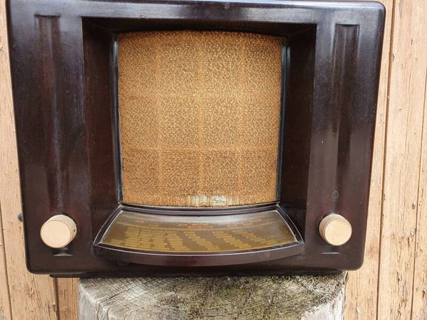 Antieke Philips buizen radio V6A - Ancienne radio à tube Philips V6A