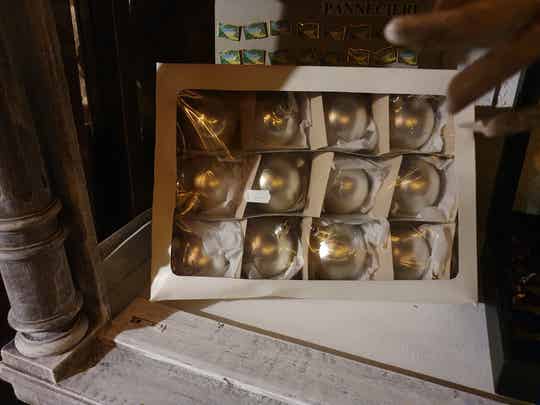 Kerstballen zilver - Boules de Noël en argent