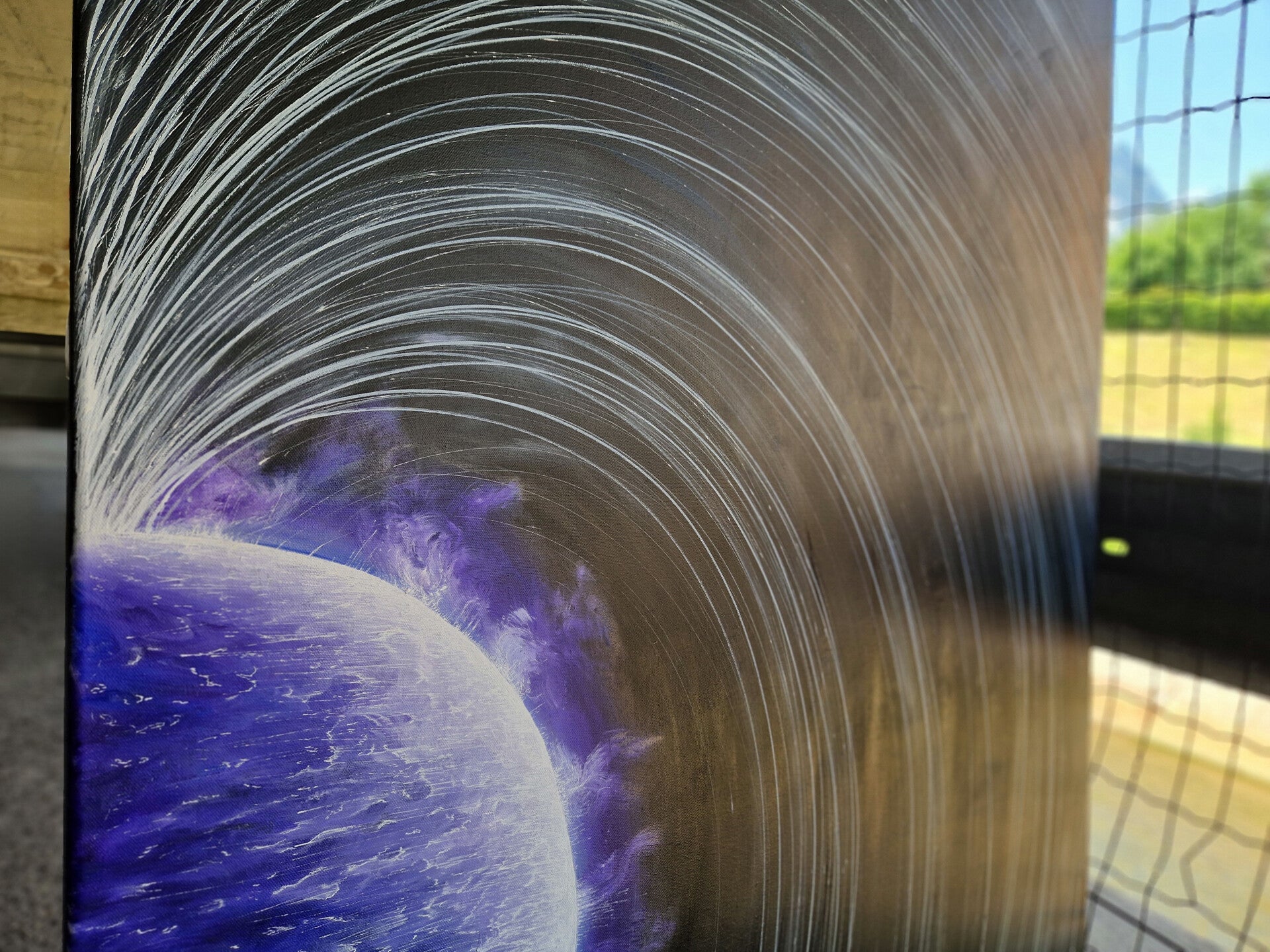 "INVISIBLE FORCE" Ölbild 100x120cm