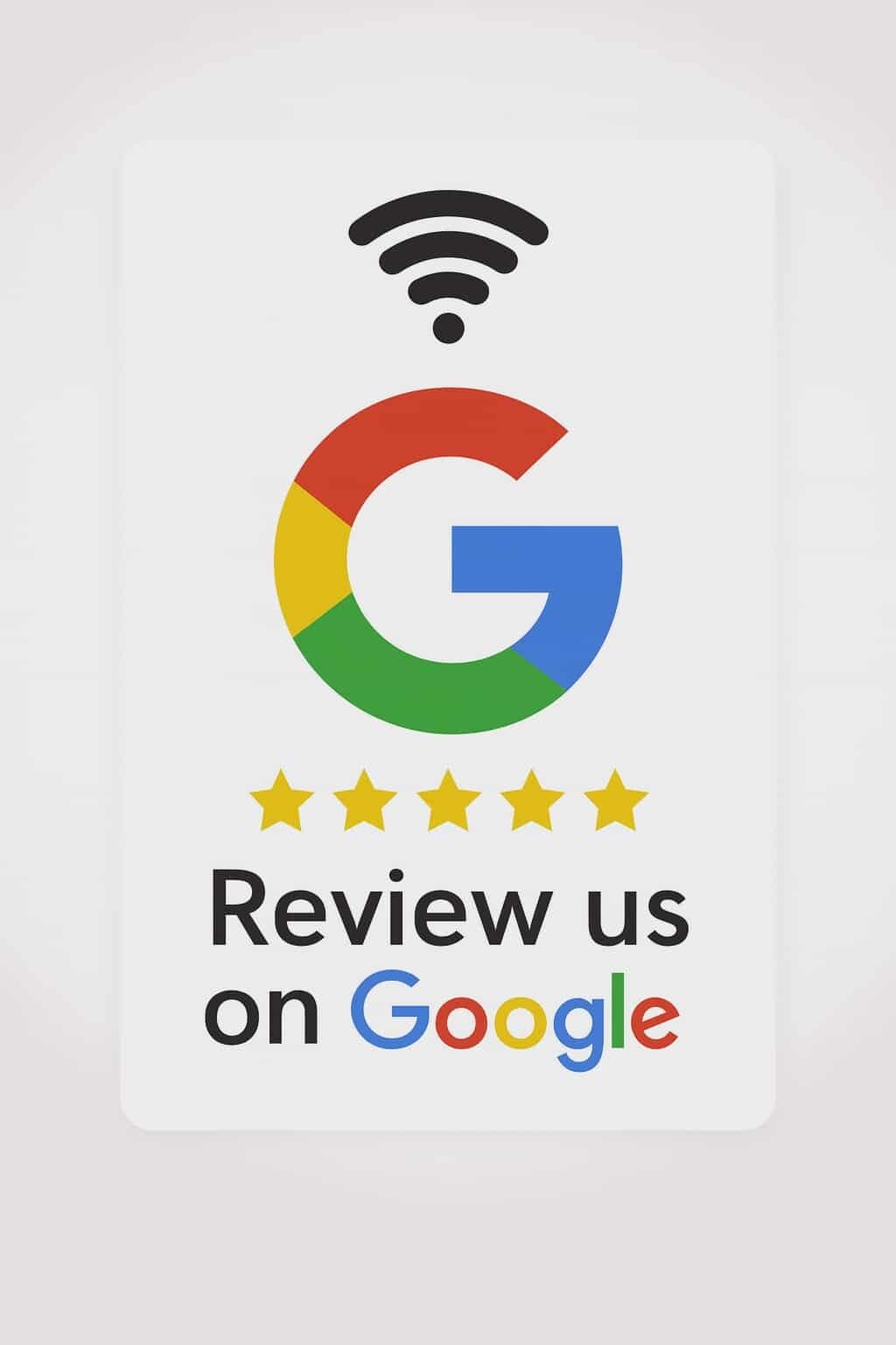 Google NFC anmeldelseskort