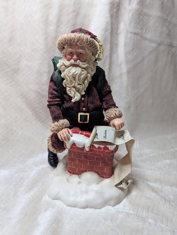 Santa Down the Chimney