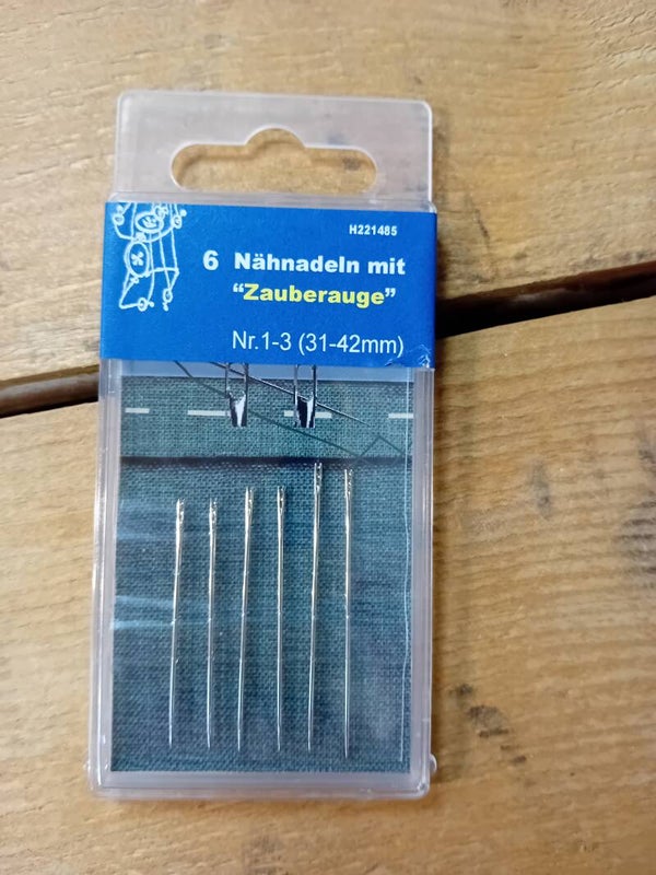 Naald met open oog/blinde naald