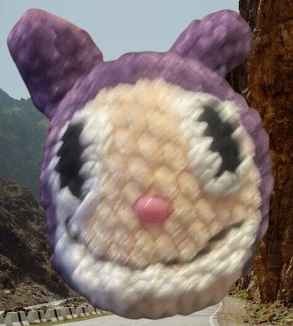 110. Crocheted Monster