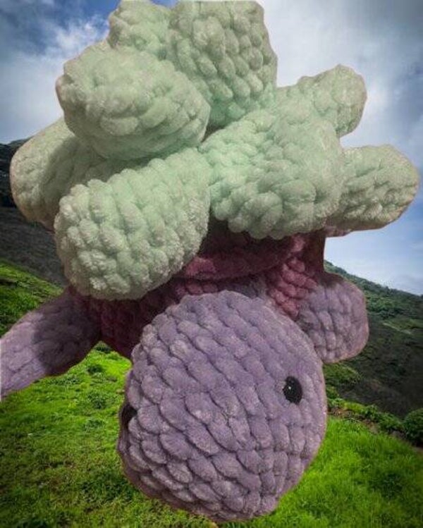 117. Crocheted Turtle Hot and Cold Comfort