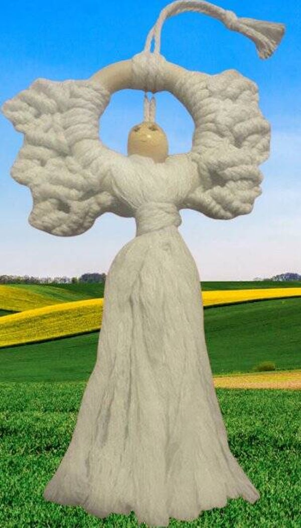 53. Macrame Angel