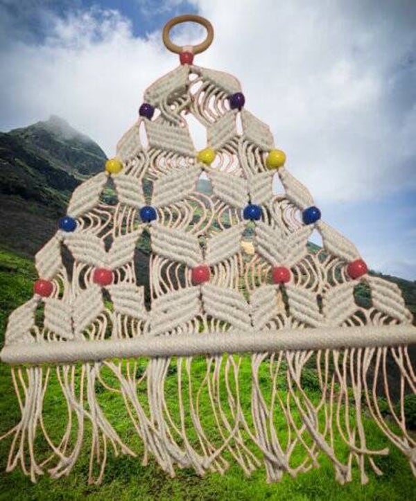 63. Macrame Christmas Tree