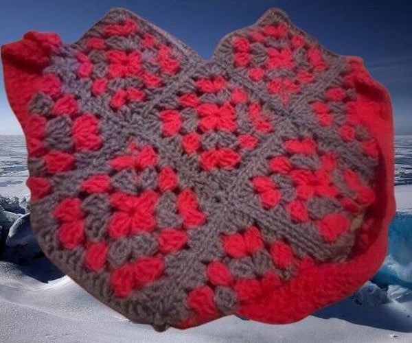 7. Crocheted Granny Square Purse
