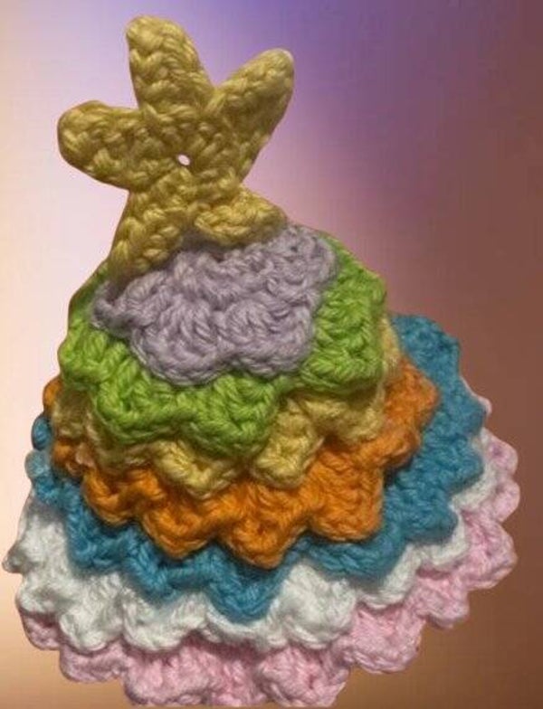 90. Crocheted Christmas Tree