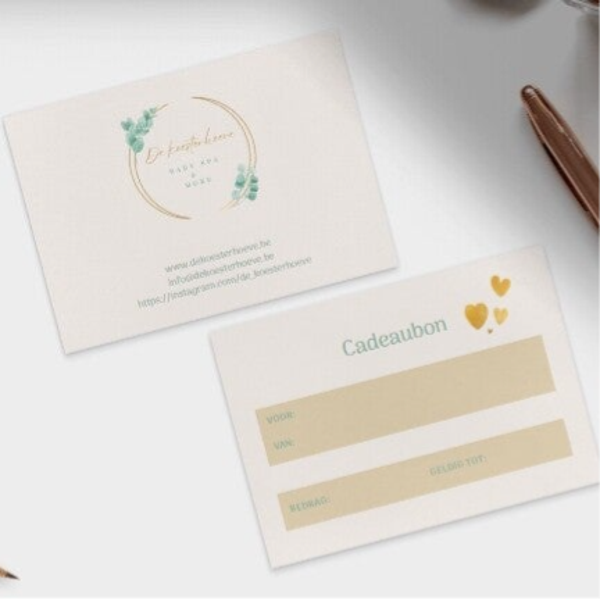 Cadeaubon 'Babymassage'